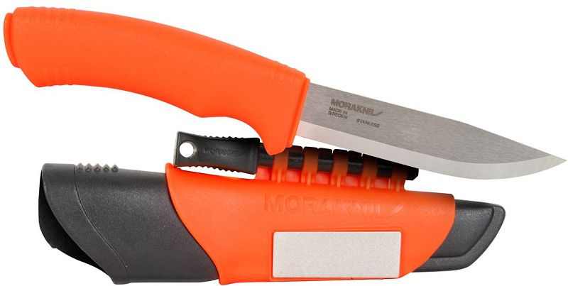 MORAKNIV Nôž s pevnou čepeľou Bushcraft Survival - oranžový (ID12051)