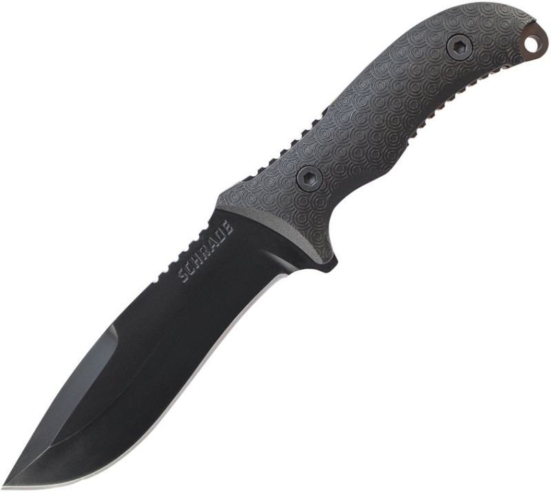 SCHRADE Nôž s pevnou čepeľou Extreme Survival Drop Point 26,6 - čierny (SCHF26CP)