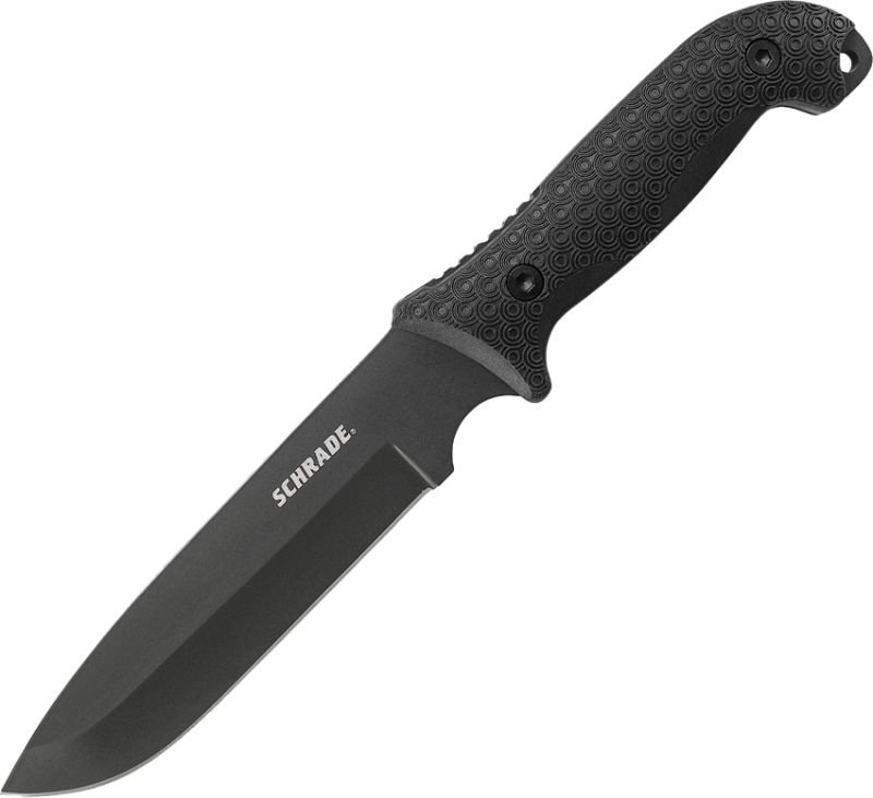 SCHRADE Nôž s pevnou čepeľou Frontier Black TPE 33 - čierny (SCHF52)