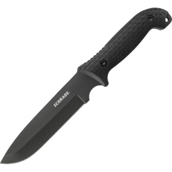 SCHRADE Nôž s pevnou čepeľou Frontier Black TPE 33 - čierny (SCHF52)