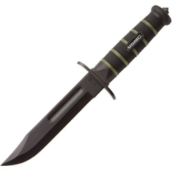 UNITED CUTLERY Nôž s pevnou čepeľou USMC Blackout Combat Fighter - čierny (UC3156)