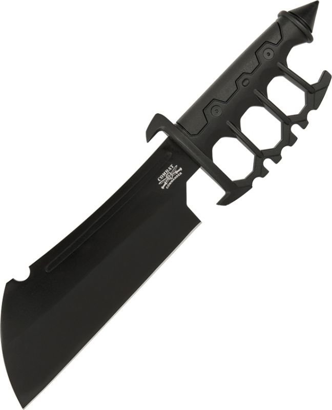 UNITED CUTLERY Nôž s pevnou čepeľou Combat Commander Cleaver - čierny (UC3449)