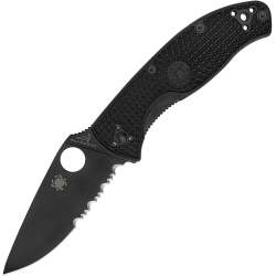 SPYDERCO Zatvárací nôž Tenacious Linerlock Black, čierna čepeľ (SC122PSBBK)