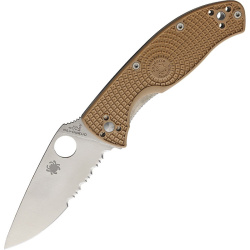 SPYDERCO Zatvárací nôž Tenacious Linerlock Tan FRN (SC122PSTN)