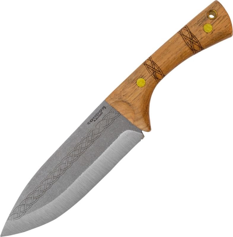 CONDOR Nôž s pevnou čepeľou Pictus - drevo (CTK394161HC)