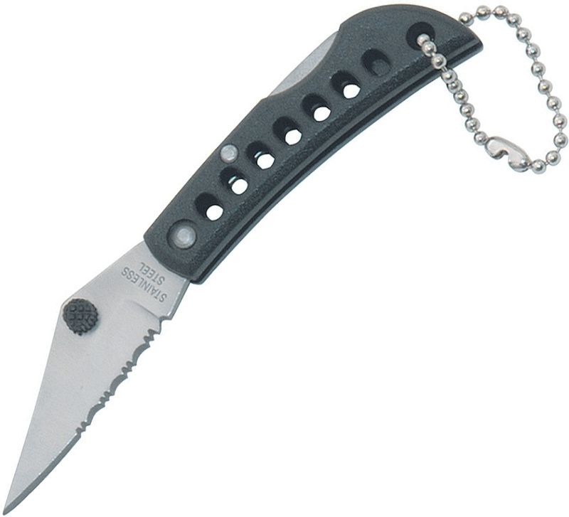 MISC Zatvárací nôž Keychain Knife - čierny (M1855)