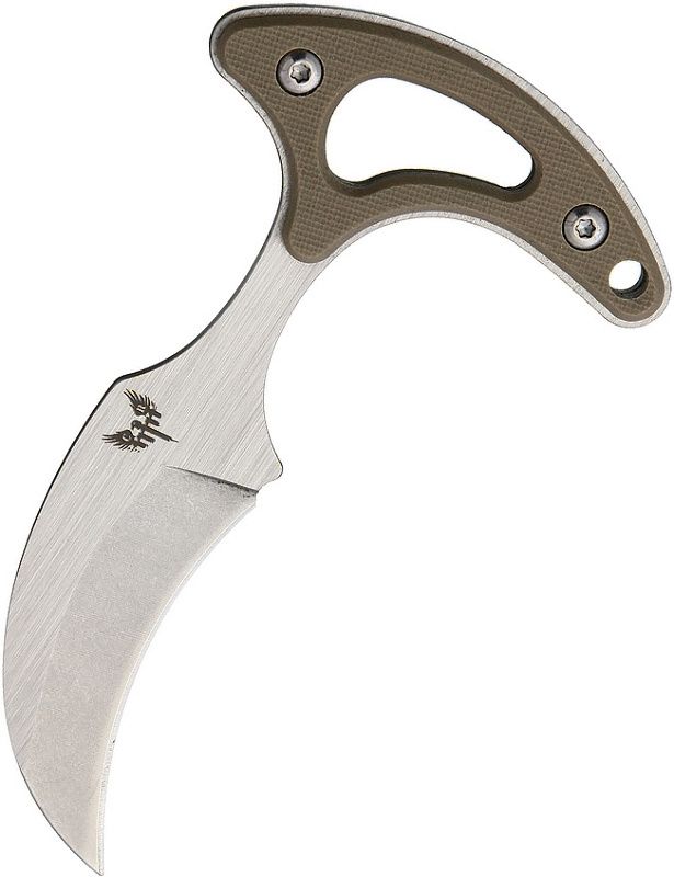 COMBAT READY Nôž s pevnou čepeľou Neck Knife Black - tan (CBR369)