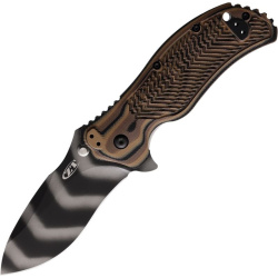 ZERO TOLERANCE Zatvárací nôž Linerlock A/O Hyena - hnedý (ZT0350TSHB)