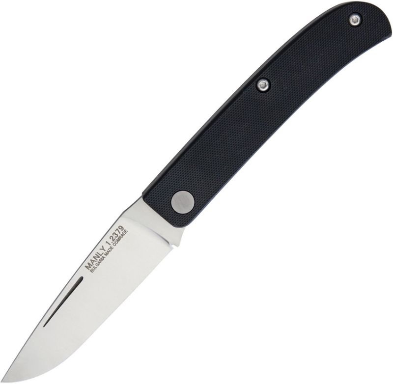 MANLY Zatvárací nôž Comrade Slip Joint - čierny (MLY001)