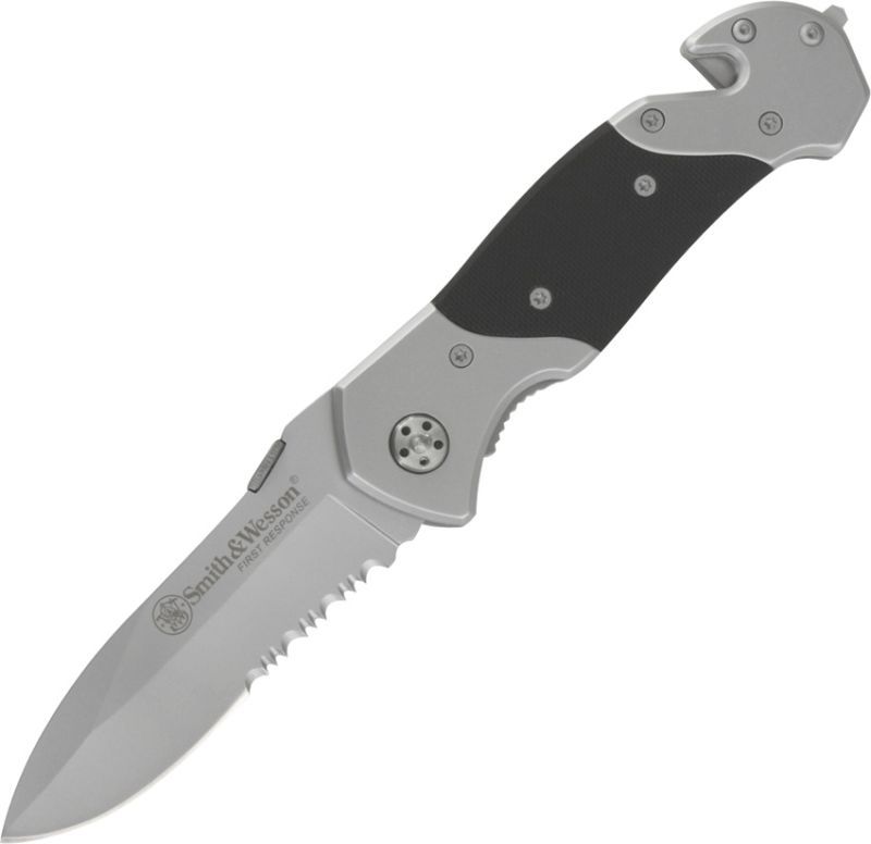 SMITH WESSON Zatvárací nôž First Response Linerlock, zúbkovaný (SWFRS)