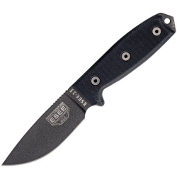 ESEE Nôž s pevnou čepeľou Model 3 G10 Plain Edge - čierny (ES3MILPBLK)