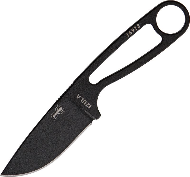 ESEE Nôž s pevnou čepeľou Izula Black, Kit (RCIBK)