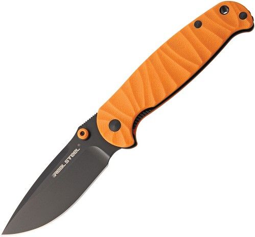 REAL STEEL Zatvárací nôž Real Steel H6 Special Edition II - oranžový (RS7782)