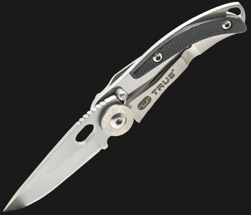 TRUE UTILITY Zatvárací nôž Skeleton - black / grey (TU571K)