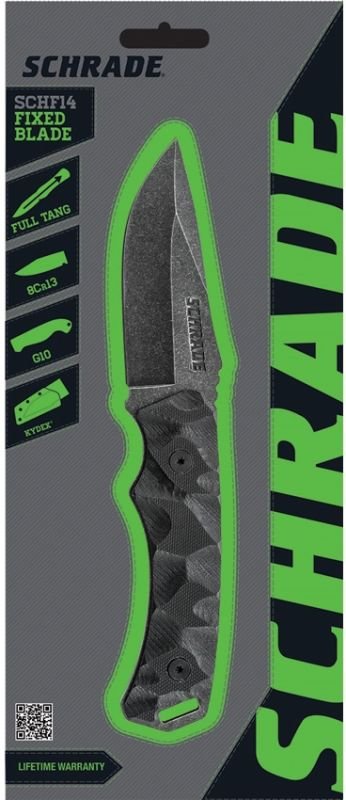 SCHRADE Nôž s pevnou čepeľou Tactical Fixed Blade DP 20,3 - čierny (SCHF14CP)