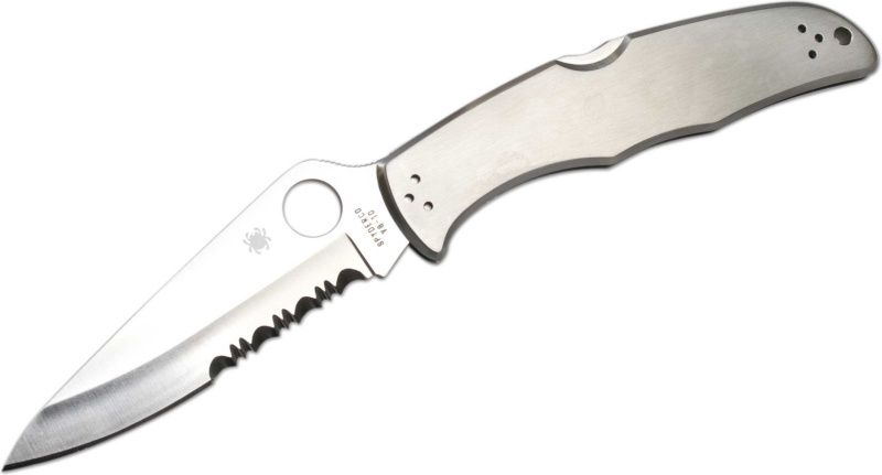SPYDERCO Zatvárací nôž Endura 4 Combo Edge Steel Handle (SC10PS)