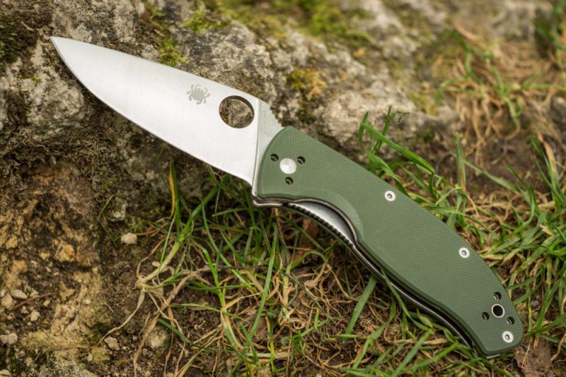 SPYDERCO Zatvárací nôž Tenacious Linerlock G-10 - zelený (SC122GPGR)