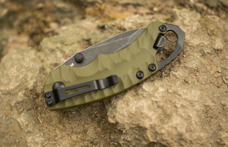 KERSHAW Zatvárací nôž Shuffle II Olive Linerlock (KS8750TOLBL)