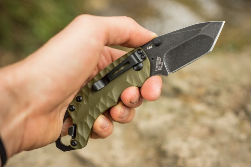 KERSHAW Zatvárací nôž Shuffle II Olive Linerlock (KS8750TOLBL)