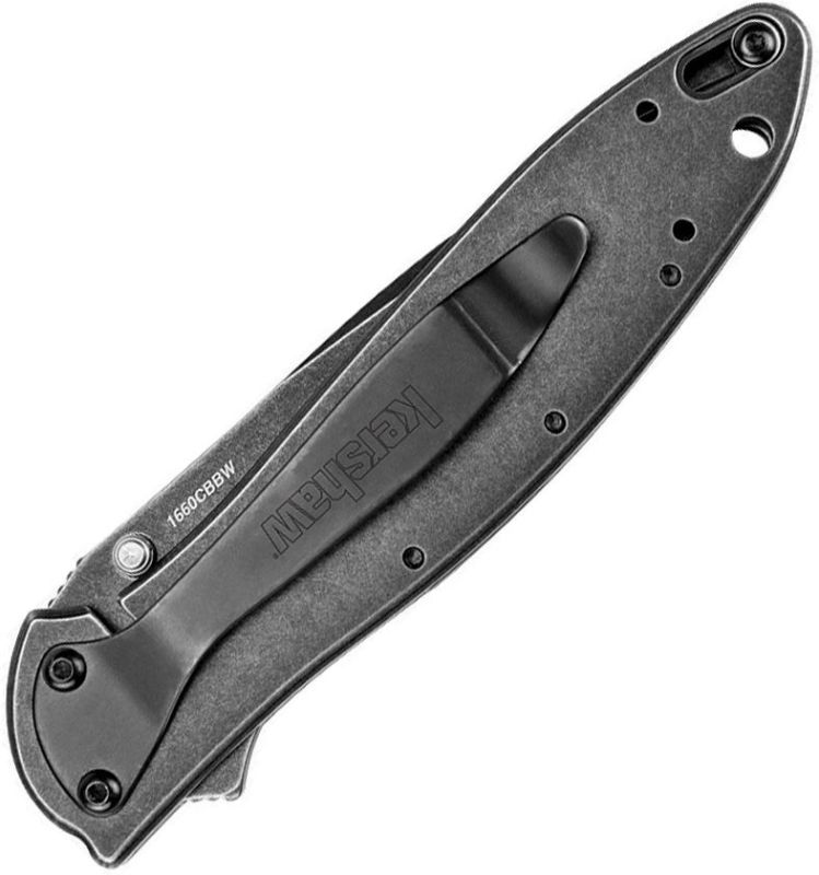 KERSHAW Zatvárací nôž Leek Framelock A/O BlackWash - grey (KS1660CBBW)