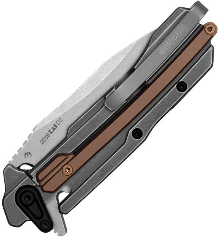 KERSHAW Zatvárací nôž Frontrunner Framelock SW - grey/bronze (KS2039)