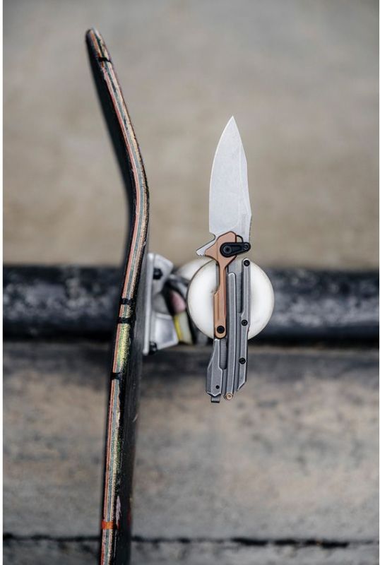 KERSHAW Zatvárací nôž Frontrunner Framelock SW - grey/bronze (KS2039)