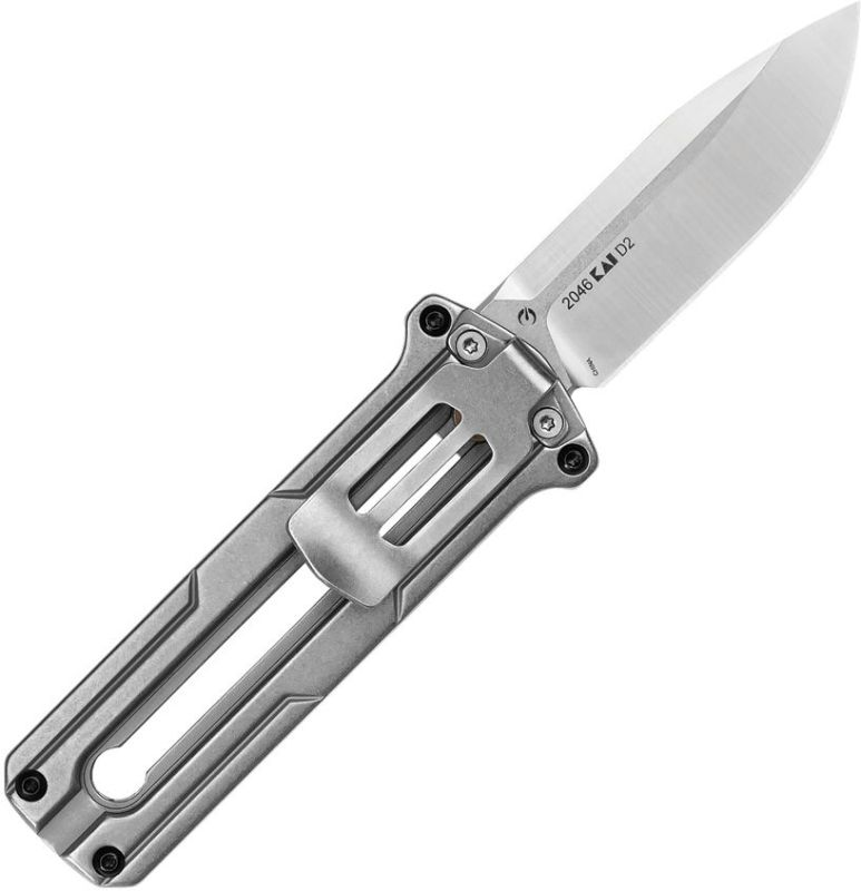 KERSHAW Zatvárací nôž Cybernet Sliding ButtonLock - grey (KS2046)