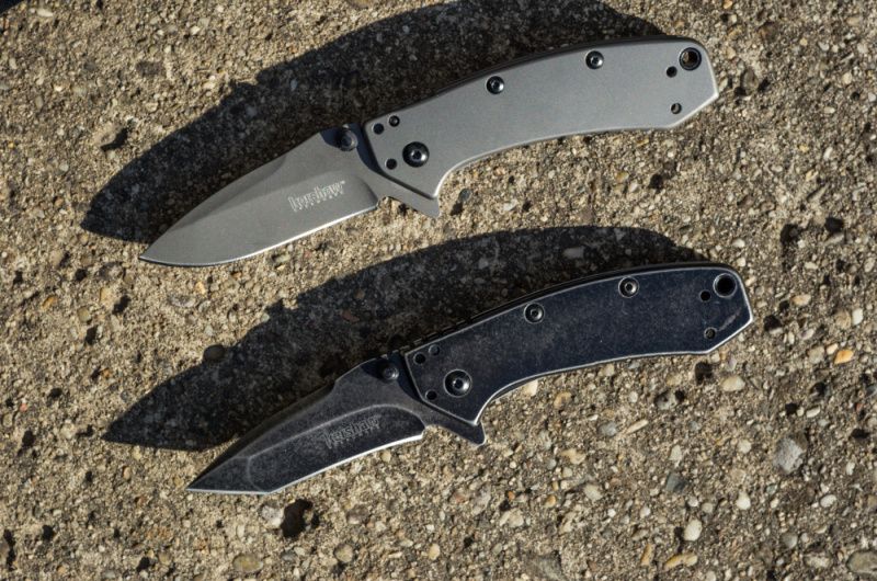 KERSHAW Zatvárací nôž Cryo Hinderer A/O - titán (KS1555TI)