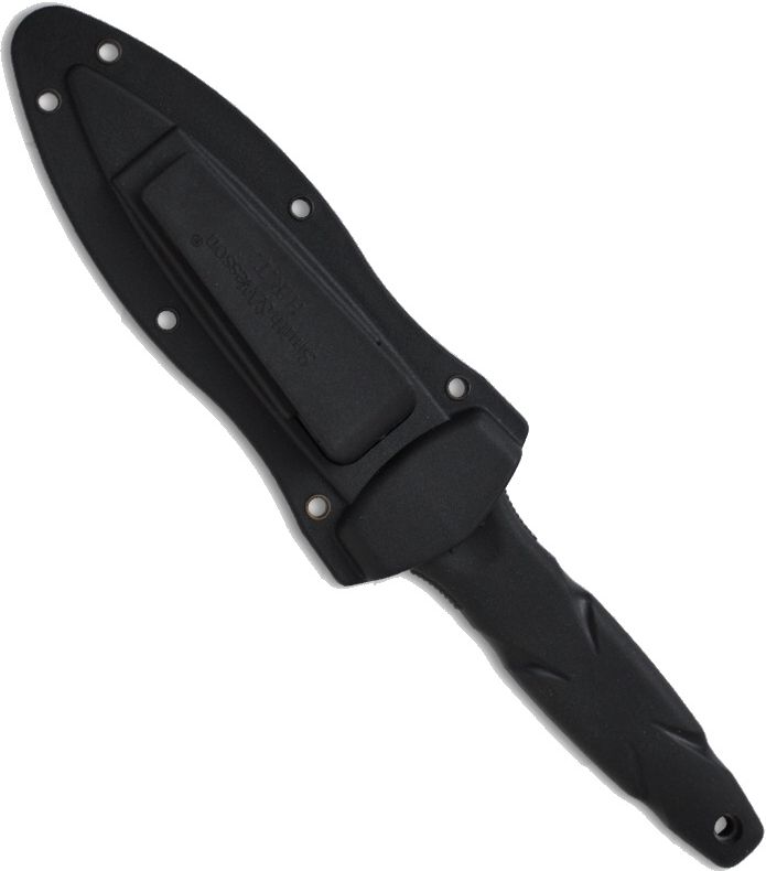 SMITH WESSON Nôž s pevnou čepeľou H.R.T. Military Boot Knife - čierny (SWHRT3BF)