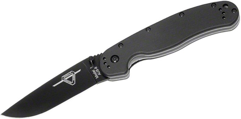 ONTARIO Zatvárací nôž RAT-1 Linerlock - čierny (ON8846)