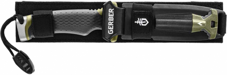 GERBER Nôž s pevnou čepeľou Ultimate Survival - čierny / zelený
