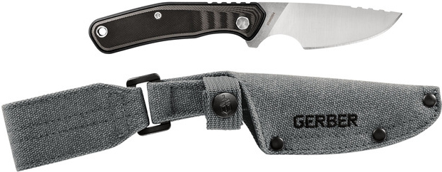 GERBER Nôž s pevnou čepeľou Downwind Caper - black