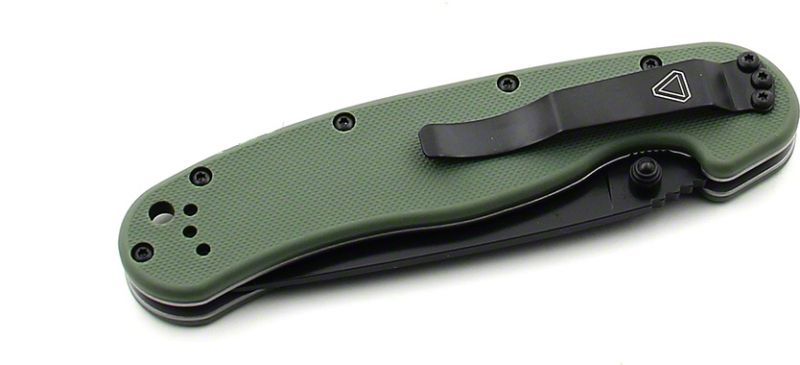 ONTARIO Zatvárací nôž RAT-1 Linerlock - čierny/OD Green (ON8846OD)
