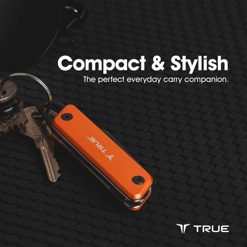 TRUE UTILITY Zatvárací nôž KeyChain - čierny (TU7060)