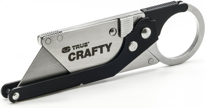 TRUE UTILITY Zatvárací nôž Crafty - strieborný (TU590)