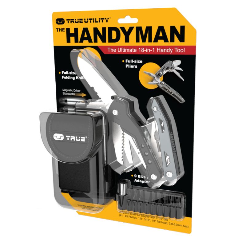 TRUE UTILITY Multitool Handyone 18v1 - čierny (TU181)