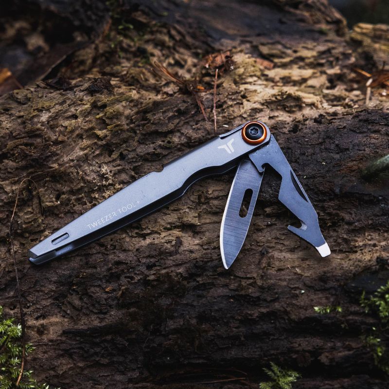 TRUE UTILITY Zatvárací nôž Tweezer Tool Plus - grey (TRU-TOL-0036-G)