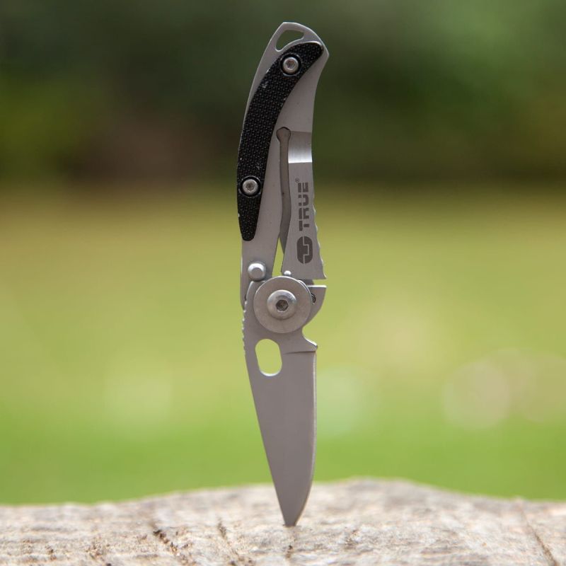 TRUE UTILITY Zatvárací nôž Skeleton - black / grey (TU571K)