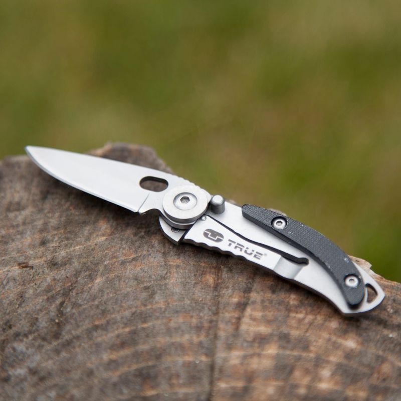 TRUE UTILITY Zatvárací nôž Skeleton - black / grey (TU571K)