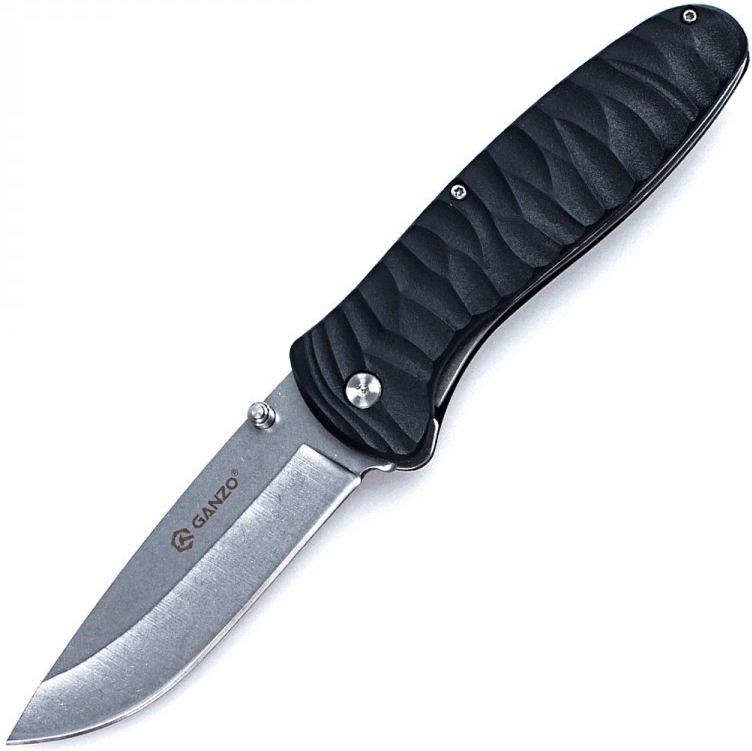 GANZO Zatvárací nôž G6252 LinerLock - black (G6252-BK)