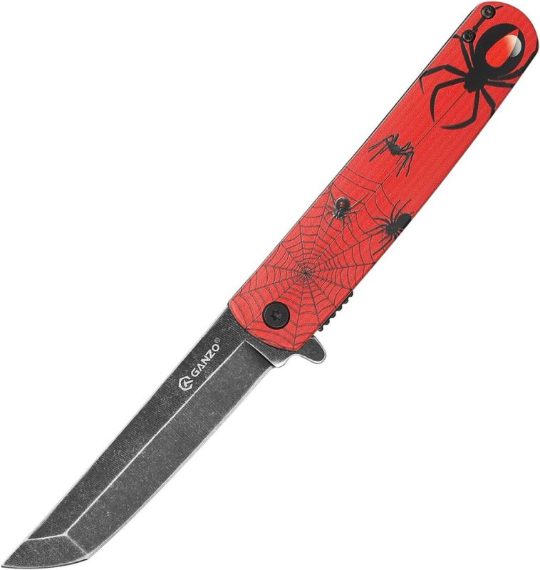 GANZO Zatvárací nôž G626 FlipperLock SW - red (G626-RD)