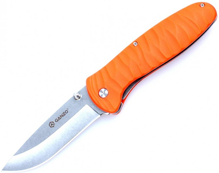 GANZO Zatvárací nôž G6252 LinerLock - orange (G6252-OR)