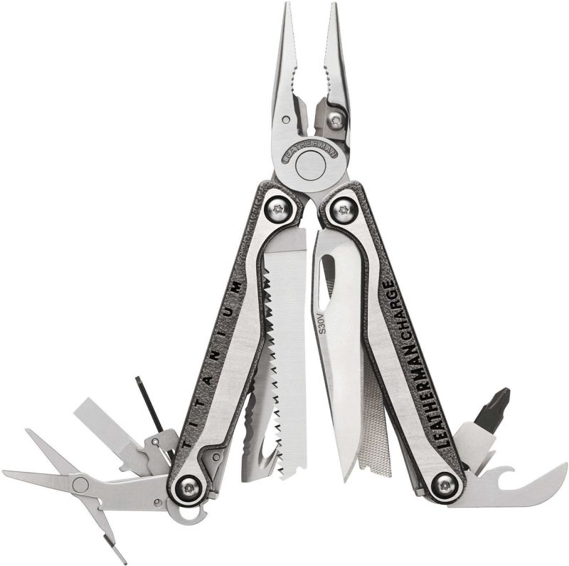 LEATHERMAN Multitool CHARGE TTi PLUS - silver / grey (832528)