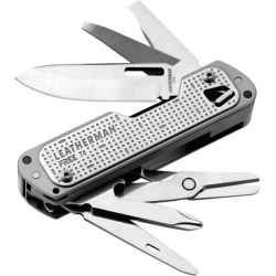 LEATHERMAN Multitool FREE T4 - strieborný (LTG832686)