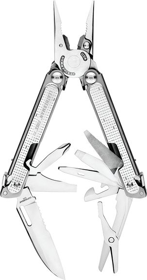 LEATHERMAN Multitool FREE P2 - strieborný (LTG832638)