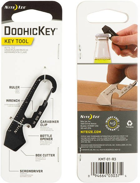 NITE IZE Multitool DoohicKey Key - black (KMT-01-R3)