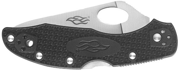 GANZO FIREBIRD Zatvárací nôž F759M-S BackLock Serrated - black (F759MS-BK)