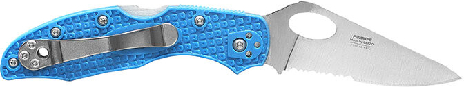 GANZO FIREBIRD Zatvárací nôž F759M-S BackLock Serrated - blue (F759MS-BL)