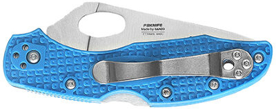 GANZO FIREBIRD Zatvárací nôž F759M-S BackLock Serrated - blue (F759MS-BL)