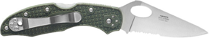 GANZO FIREBIRD Zatvárací nôž F759M-S BackLock Serrated - green (F759MS-GR)